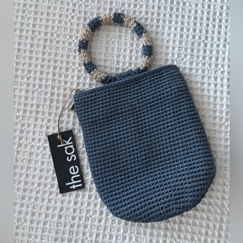 The Sak Ayla P Ring Handle Pouch Bag - Maritime